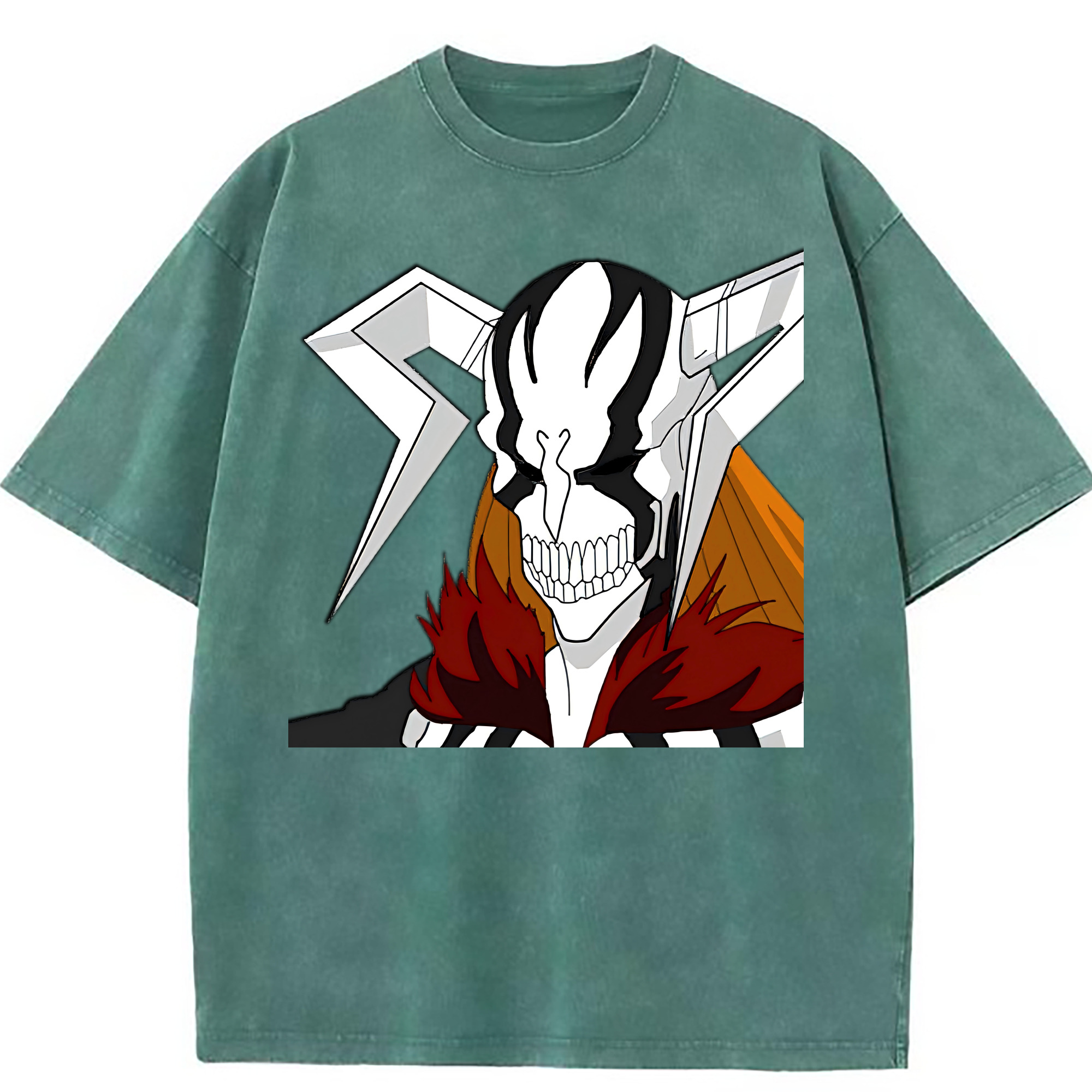 （画像用） ブリーチ 黒崎一護（くろさき いちご）BLEACH Kurosaki Ichigo 綿100% ヴィンテージ風 半袖Tシャツ（フロントプリント）